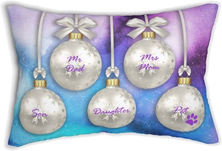 christmas pillow to personalize
