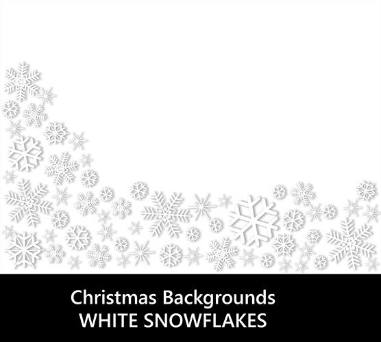 design-white-snowflakes