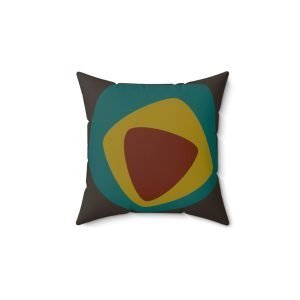 mid century modern square pillow rancho