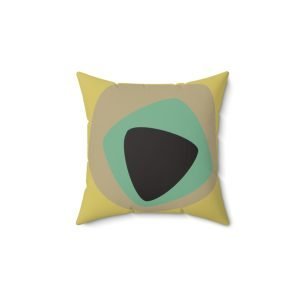 mid century modern square pillow canyon