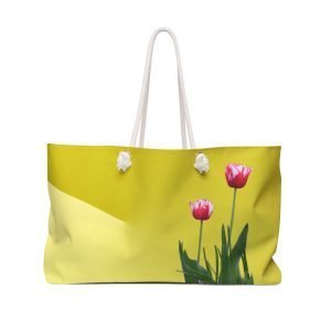 Floral Weekender Bag SPOTTED TULIP yellow