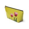 Floral T-bottom Pouch SPOTTED TULIP yellow - Image 9