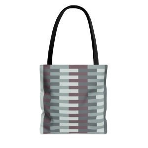 Geometric Tote Bag MEADOW blue thin