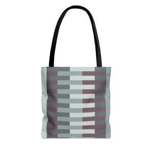 Geometric Tote Bag MEADOW blue thick