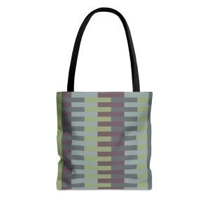 Geometric Tote Bag MEADOW lime thin