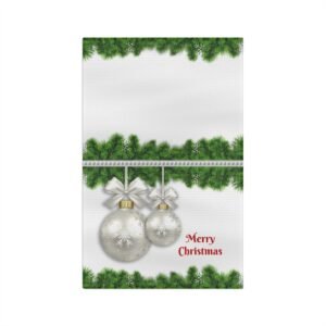Christmas Kitchen Towel WHITE FOREST