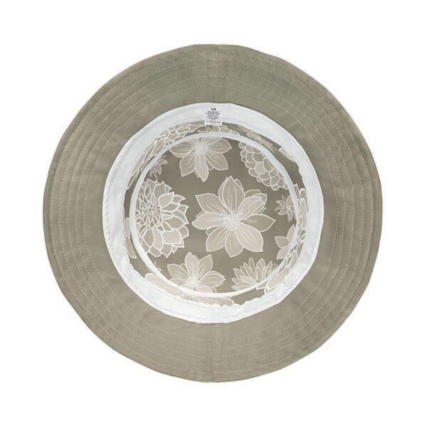 Floral Bucket Hat DAHLIA greige - dark - Image 7