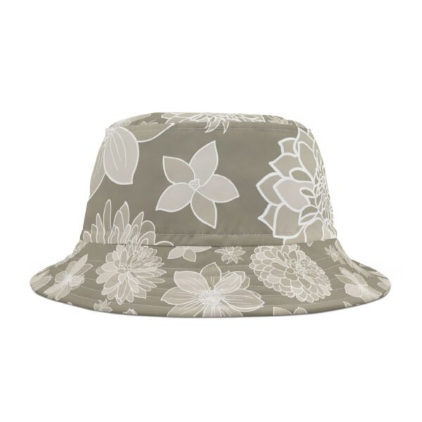 Floral Bucket Hat DAHLIA greige - dark - Image 5