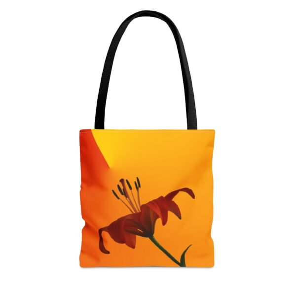 Floral Tote Bag ORANGE LILY - Image 9