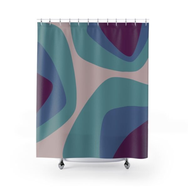 Mid Century Modern Shower Curtain BONITA - Image 2