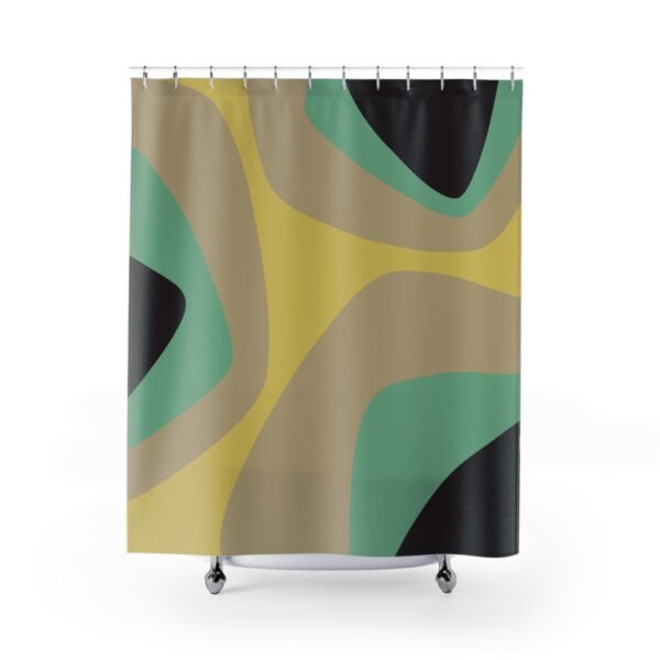 Mid Century Modern Shower Curtain CANYON - Image 2