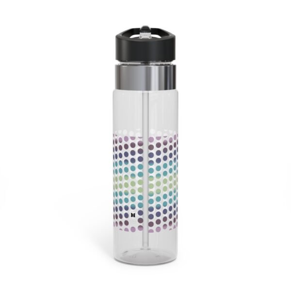 Sport Water Bottle 20oz PEACOCK lime Hrz - Image 3