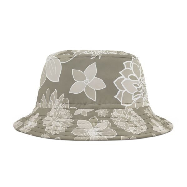 Floral Bucket Hat DAHLIA greige - dark - Image 12