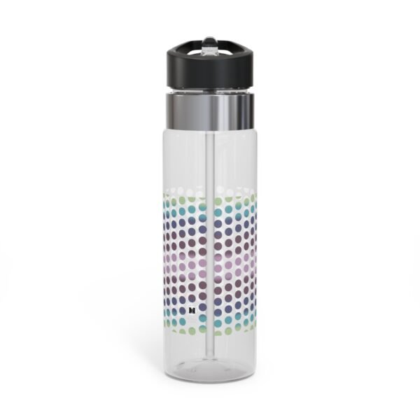Sport Water Bottle 20oz PEACOCK lavender Hrz - Image 3