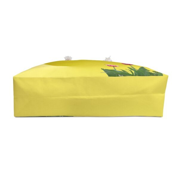 Floral Weekender Bag SPOTTED TULIP yellow - Image 5