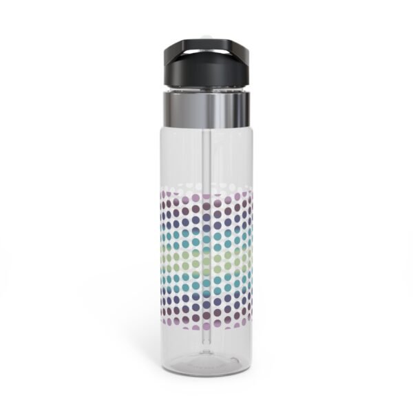 Sport Water Bottle 20oz PEACOCK lime Hrz - Image 2