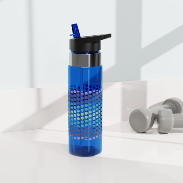 Sport Water Bottle 20oz PEACOCK lime Hrz - Image 12