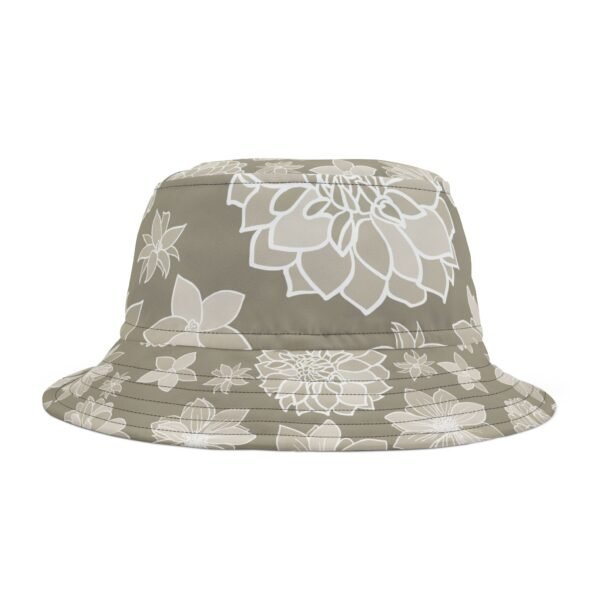 Floral Bucket Hat DAHLIA greige - dark - Image 10