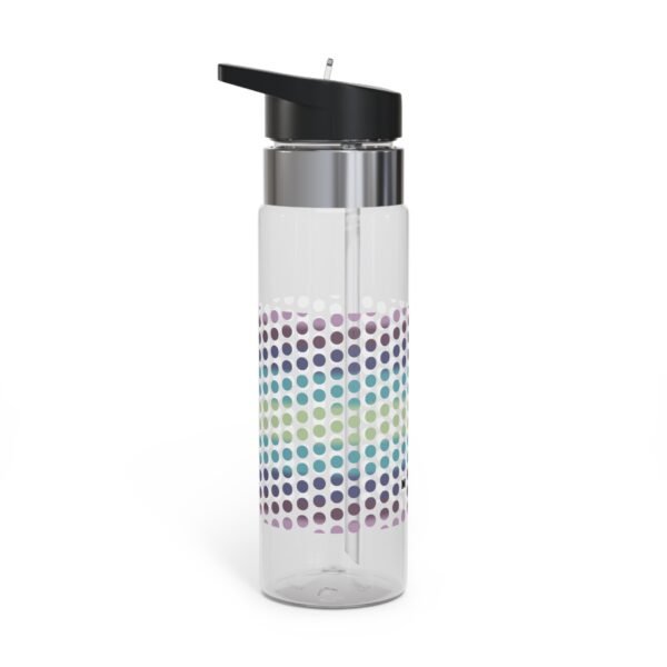 Sport Water Bottle 20oz PEACOCK lime Hrz - Image 4
