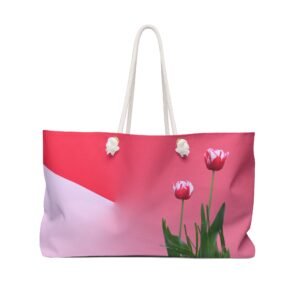 Floral Weekender Bag SPOTTED TULIP pink