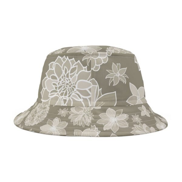 Floral Bucket Hat DAHLIA greige - dark - Image 4