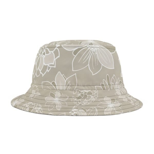 Floral Bucket Hat DAHLIA greige - medium - Image 9