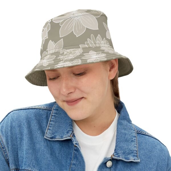 Floral Bucket Hat DAHLIA greige - dark - Image 16
