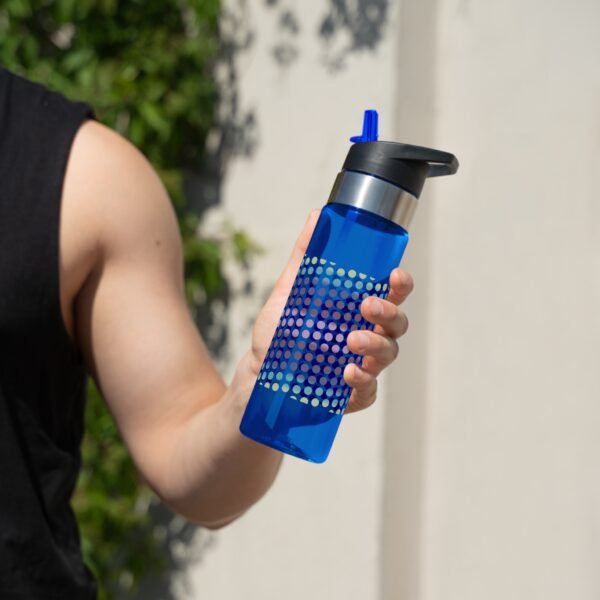 Sport Water Bottle 20oz PEACOCK lavender Hrz - Image 13