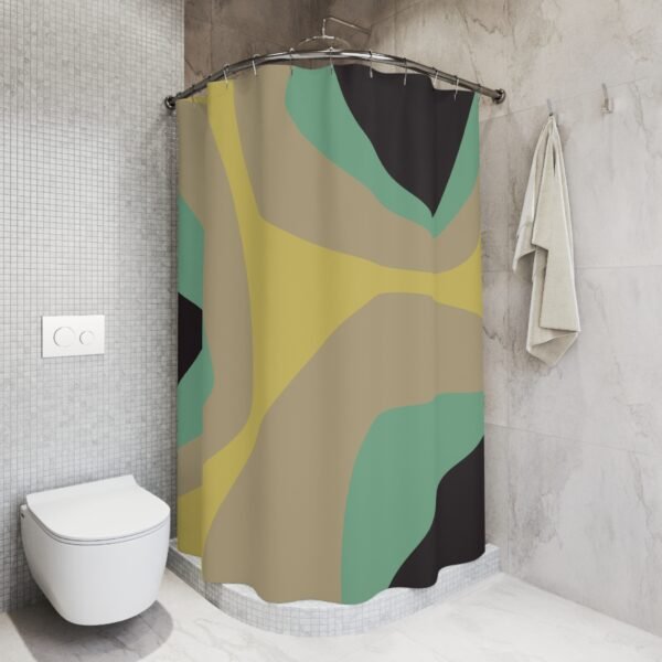 Mid Century Modern Shower Curtain CANYON - Image 3
