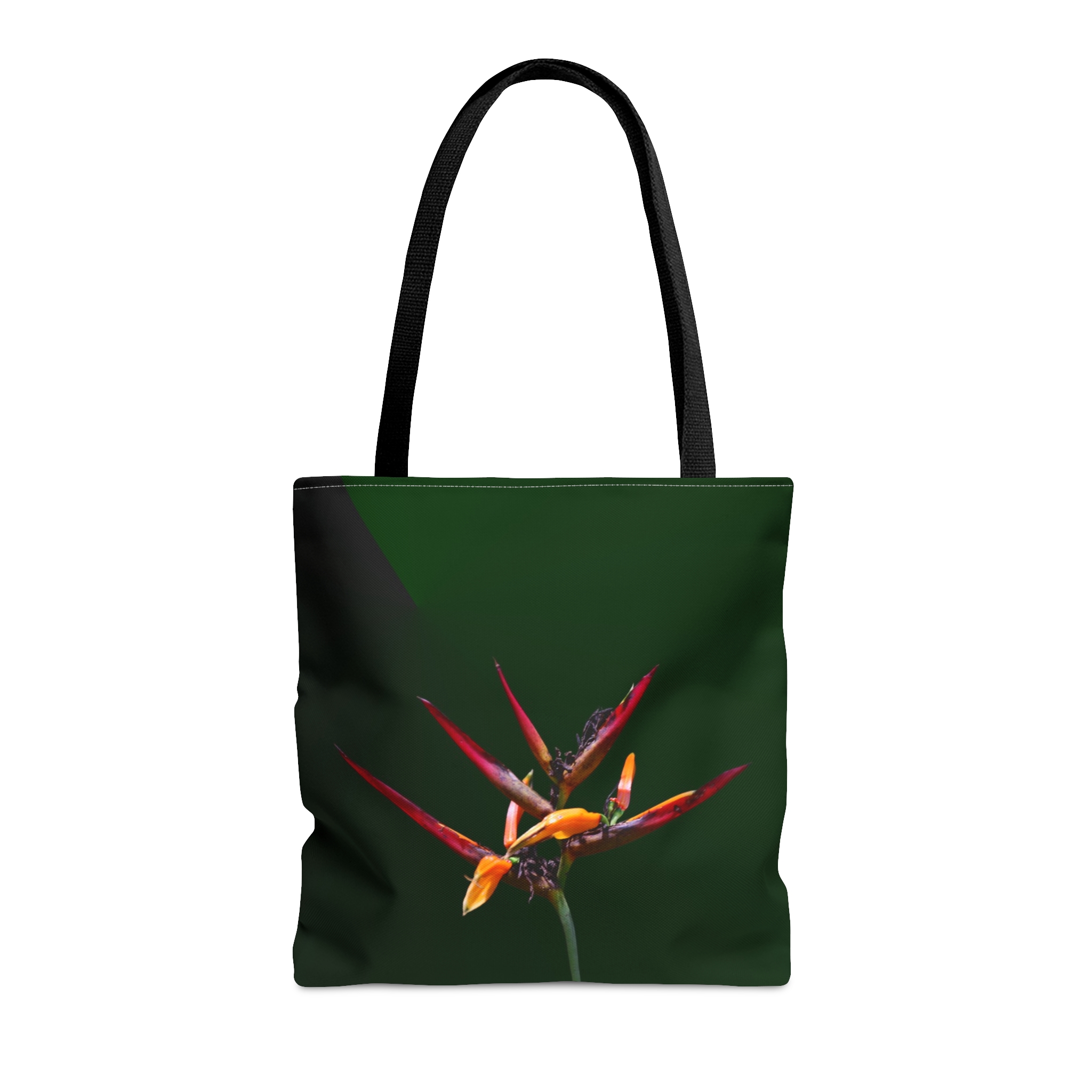 Floral Tote Bag BIRD OF PARADISE green - Image 5