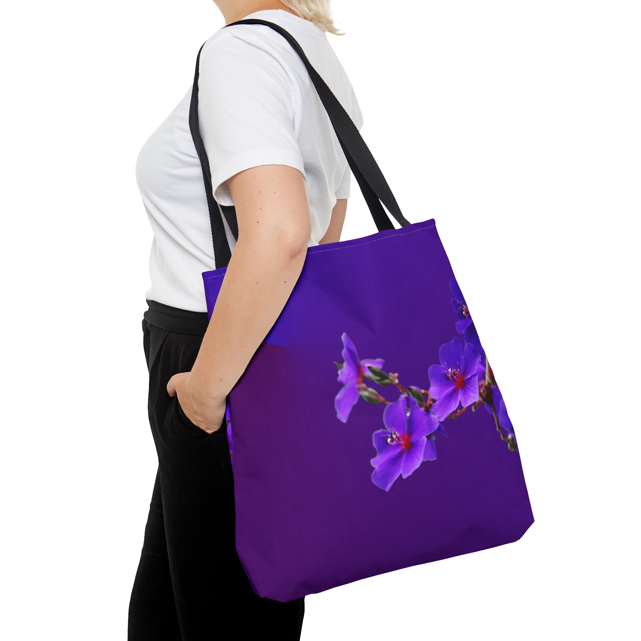 Floral Tote Bag VIOLET PRINCESS - Image 4