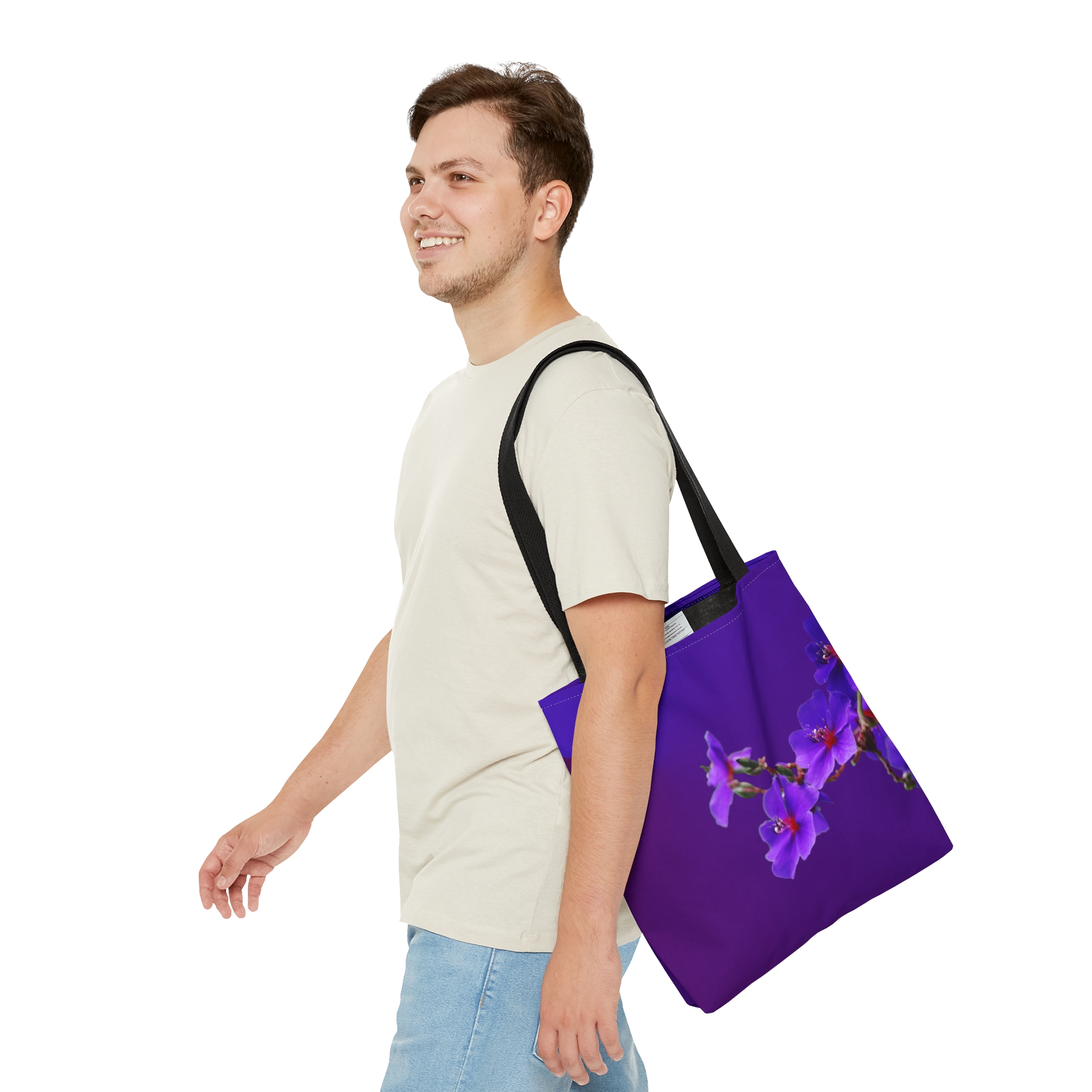 Floral Tote Bag VIOLET PRINCESS - Image 7