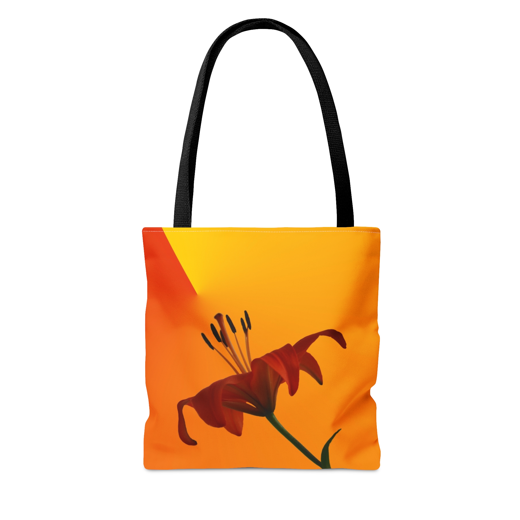 Floral Tote Bag ORANGE LILY - Image 10
