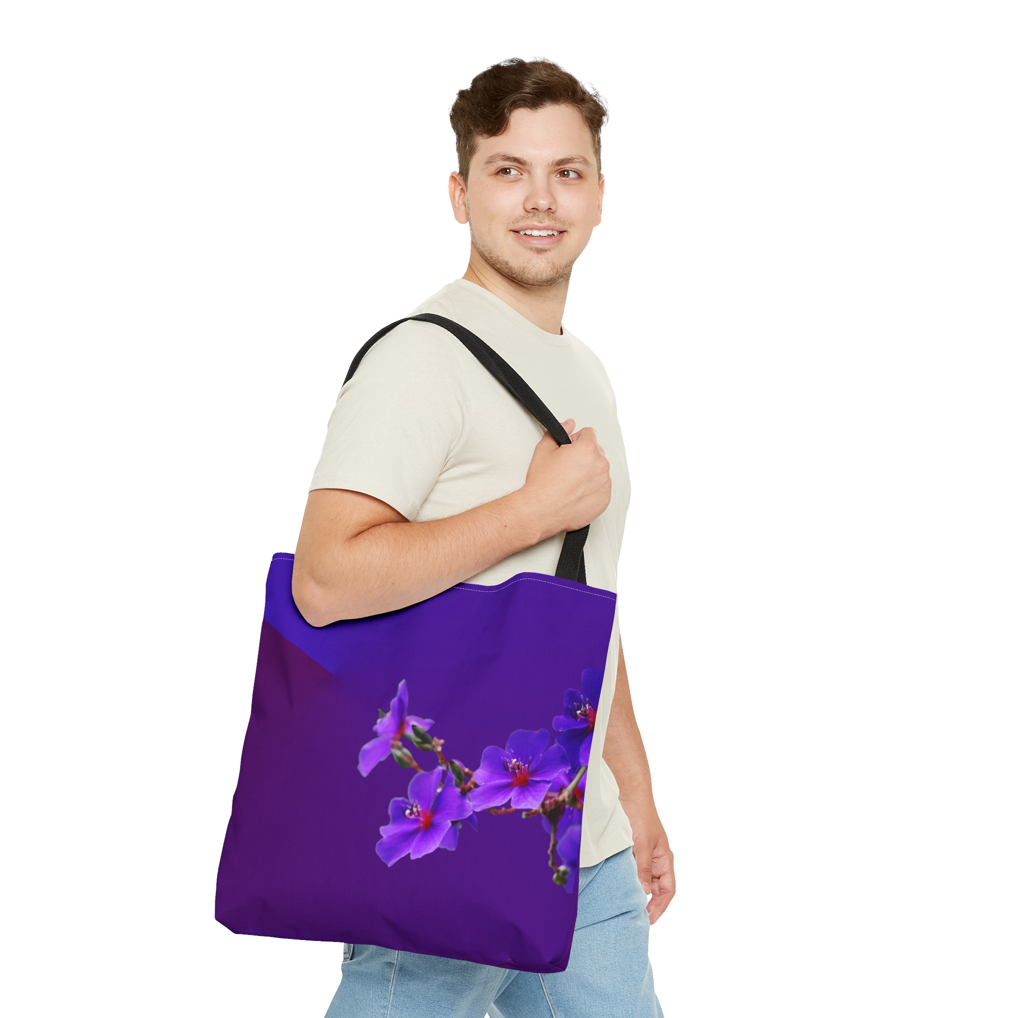 Floral Tote Bag VIOLET PRINCESS - Image 3
