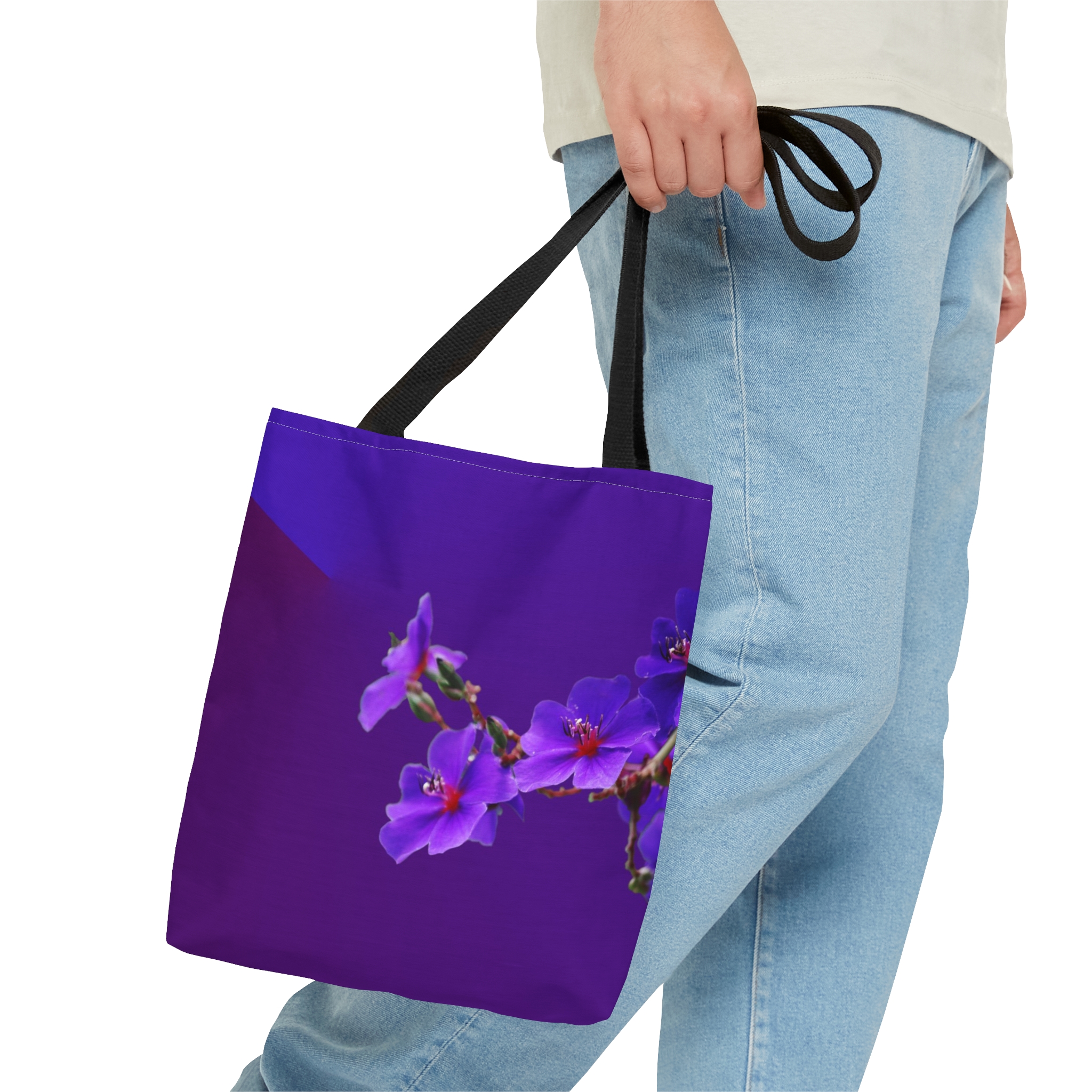 Floral Tote Bag VIOLET PRINCESS - Image 12